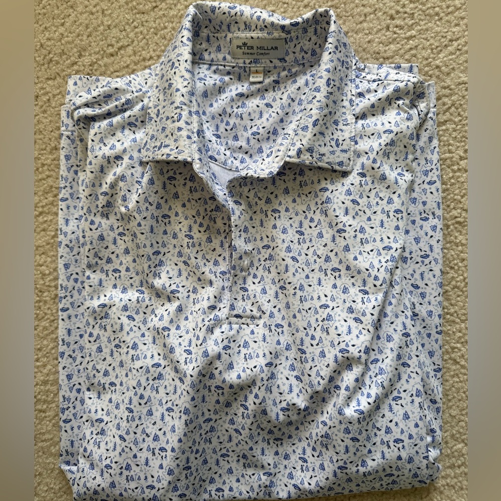 Peter Millar summer comfort large golf polo